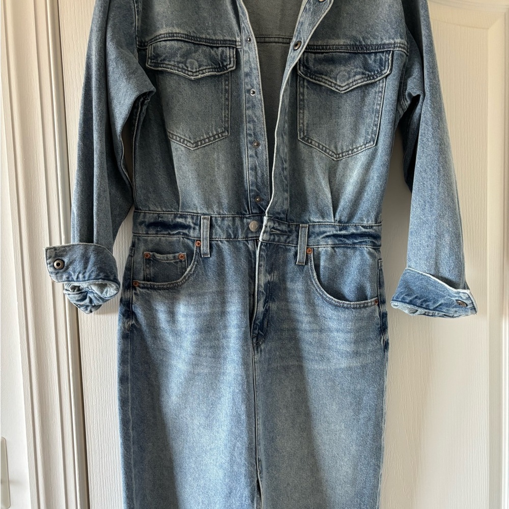 Pistola Light Blue Denim Dress